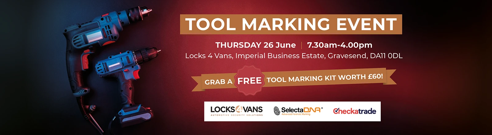 L4V teams up with SelectaDNA for Free Tool Marking Event