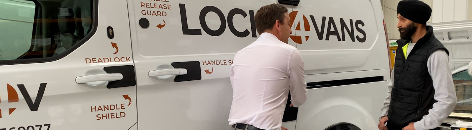 Celebrity carpenter visits Locks 4 Vans